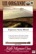 Fair Trade Organic Espresso Siena Blend Coffee